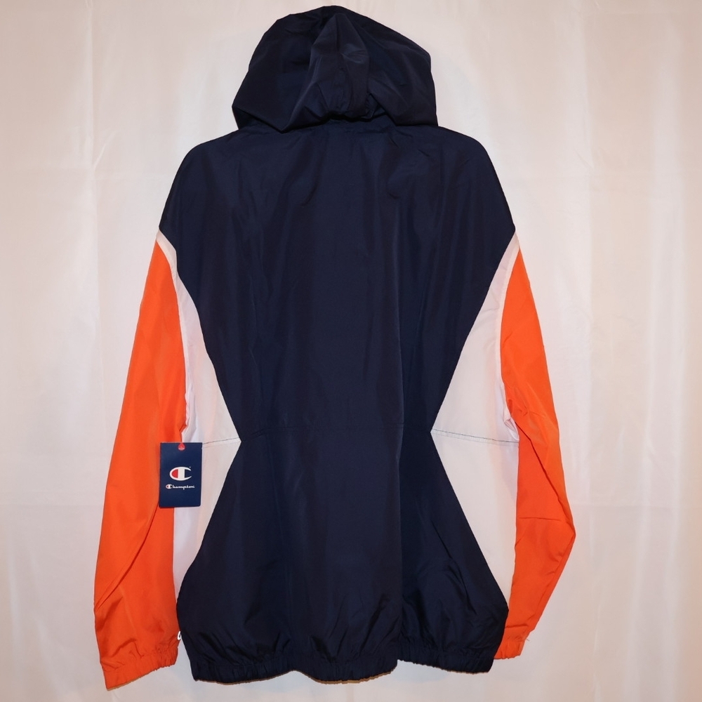 Auburn Tigers Quarter-zip Hooded Windbreaker - Picture 4 of 5